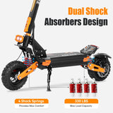 3 Electric Scooter Z36 5600W Dual Motor 60V 28AH 65KM/H Aluminum Battery 11inch Tire Escooter Folding Off-road Electric Scooters
