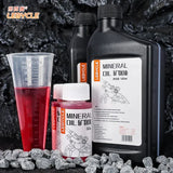LEBYCLE Mineral Oil Brake Fluid for Mountain Bikes - Compatible Change Flush and Fill Your Bike Brakes with Ease