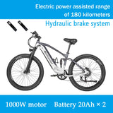 Nathaniel Electric Bike 48V 27.5-inch dirt bike with soft-tail shock absorbers Mountain Bike 20Ah lithium battery electric bike