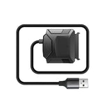 SATA to USB 3.0 Adapter Cable for 2.5/3.5 Inch SSD HDD SATA III Hard Drive Disk Converter Support UASP with 12V/2A Power Adapter