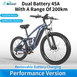 Nathaniel Electric Bike 48V 27.5-inch dirt bike with soft-tail shock absorbers Mountain Bike 20Ah lithium battery electric bike