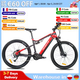 6 48V 1000W 19.2Ah Electric Bicycle 27.5